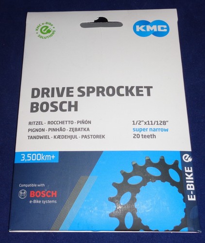 Plato KMC para bicicleta eléctrica Bosch 1/2 x 11/128 súper estrecho 15t, 18t, 19t, 20t, 21t - Imagen 7 de 30