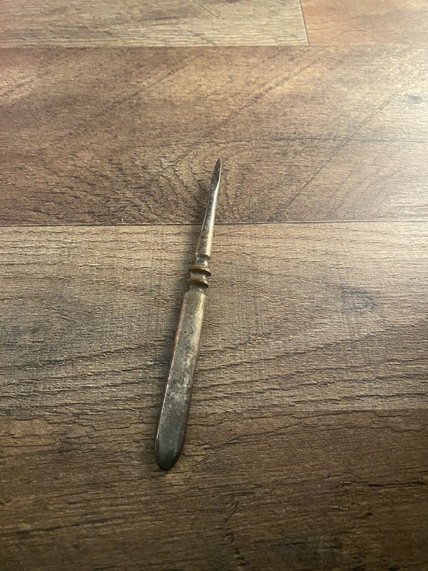 1847 Rogers Bros Nut Pick Silverplated Plain Unknown Pattern 