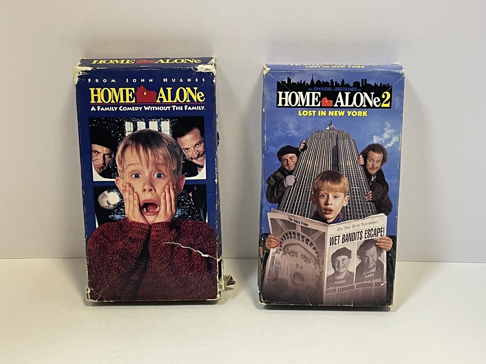 Home Alone 1 And 2 Lost In New York VHS Tapes 1990 1992 Vintage home-alone-1-and-2-lost-in-new-york-vhs-tapes-1990-1992-vintage