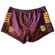 Brisbane Broncos Men's Footy Shorts Size 4XL NRL Licensed Supporter Gift