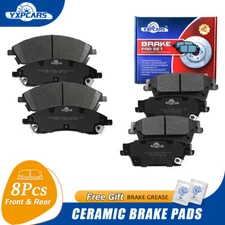 For 2004 - 2009 Cadillac SRX Front + Rear Ceramic Disc Brake Pads