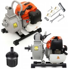 Benzin Wasserpumpe 2 PS Gartenpumpe 2-Takt Motorpumpe 1'' Kreiselpumpe 300 l/min