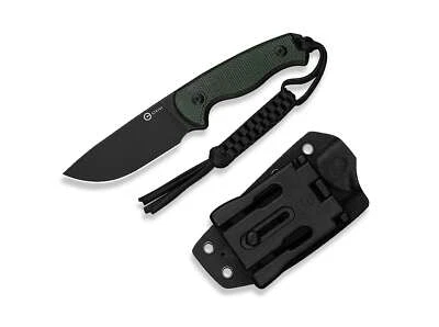CIVIVI Timberbark 14C28N Micarta Dark Green Messer Feststehend Kydex - 02WE088