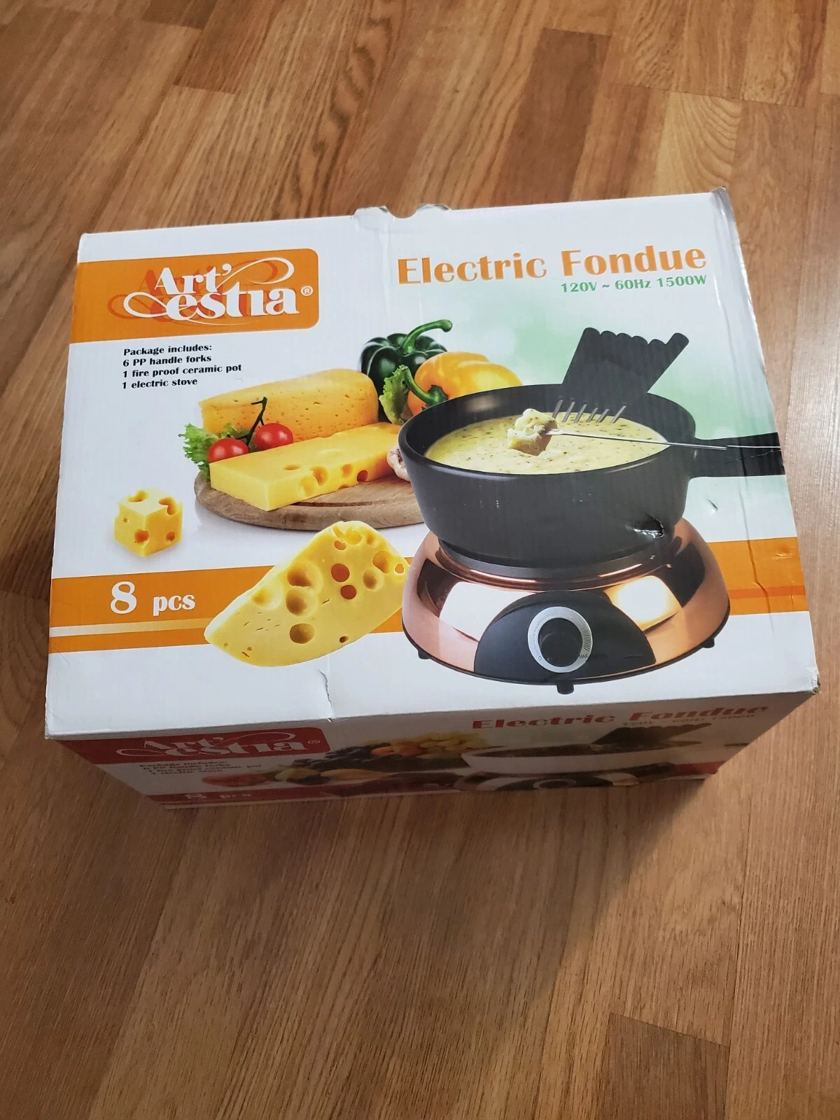 Artestia Electric Fondue Set Ceramic Cheese Melting Pot
Opens in a new window or tab