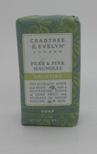 CRABTREE EVELYN Pear Pink Magnolia Uplifting Soap 5.5 oz
