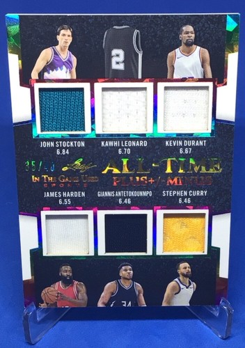 2024 Leaf In The Game Used Sports - All-Time Box Plus Minus Rainbow ...