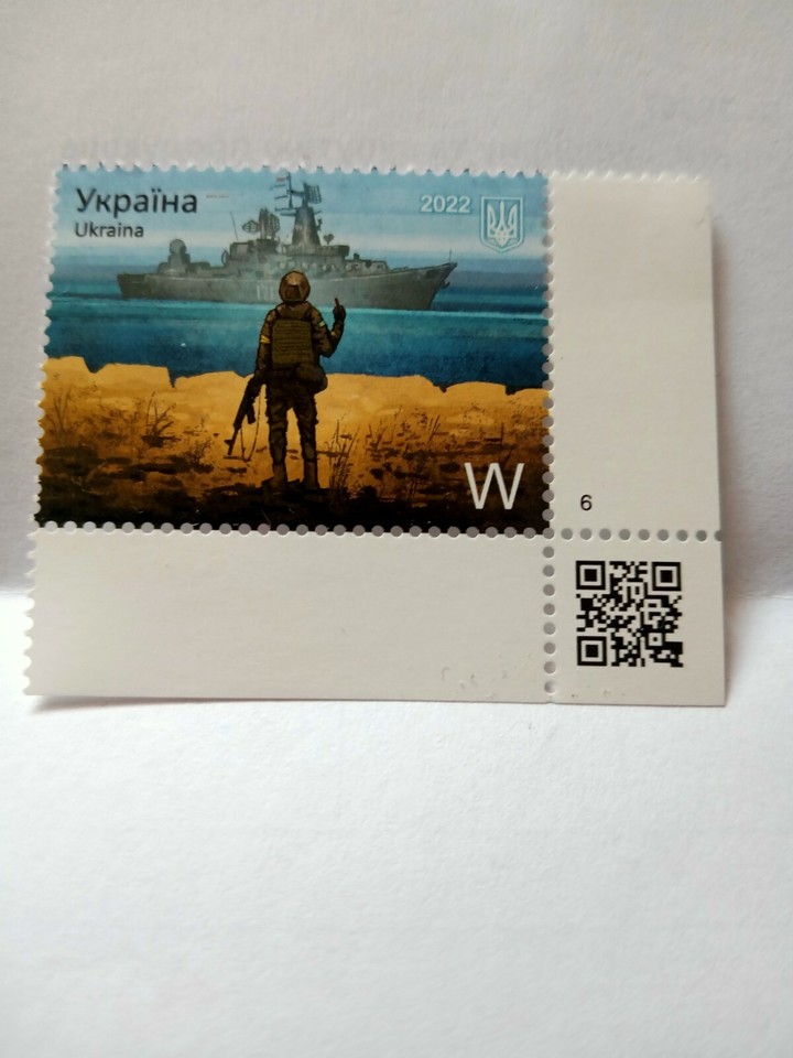 Stamp Ukraine Russian Warship Go F*k Yourself! Stamp Support Ukraine in War eBay