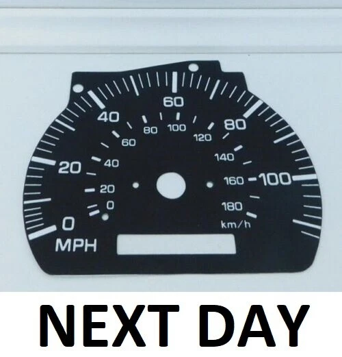TOYOTA ESTIMA SPEEDO FACE 98 00 SINGLE SLOT BLACK FREE NEXT DAY