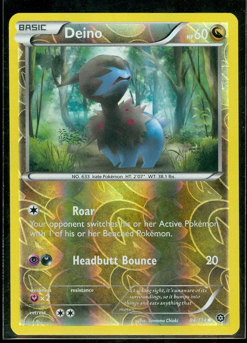 Pokemon - Deino (84/114) - XY Steam Siege : Toys & Games