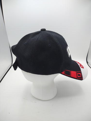 OHIO STATE University Black, Red, White Baseball Cap Hat OSU Strap Back - Picture 2 of 7