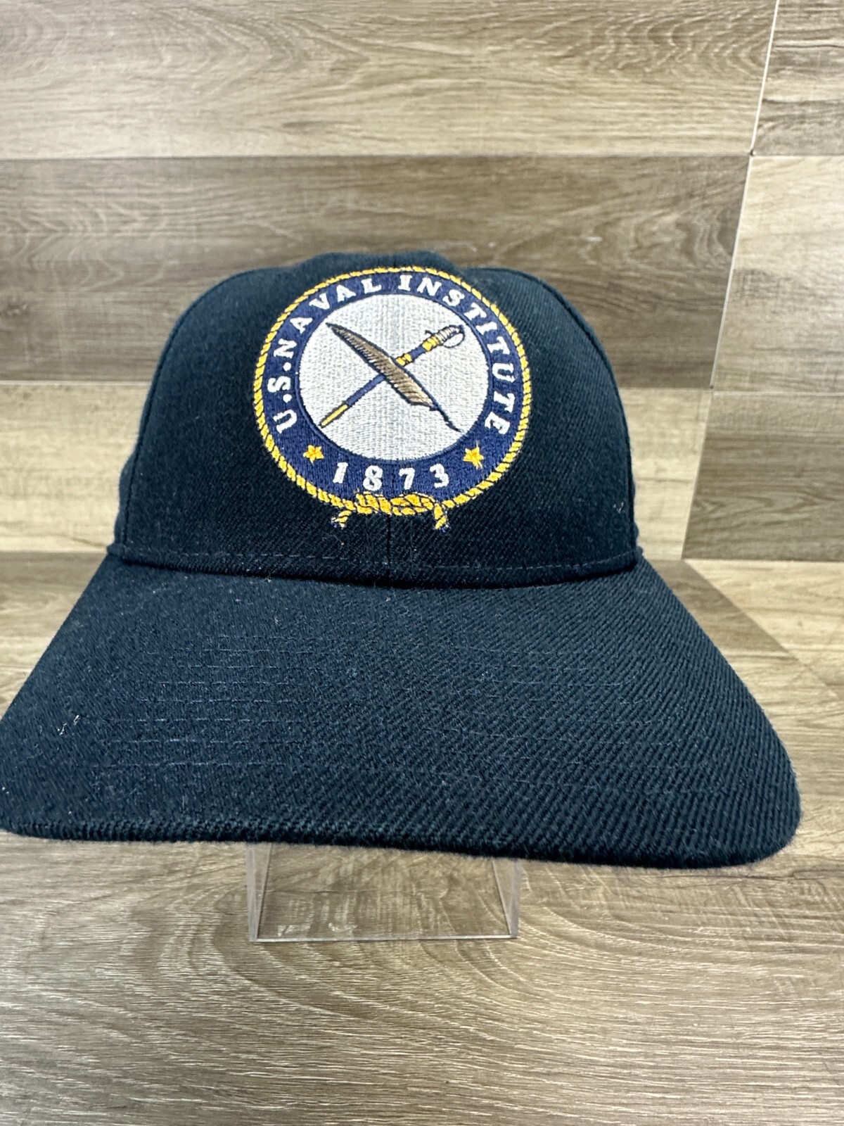 U.S. NAVAL INSTITUTE 1873 The Corps Santa Barbara US Navy Black Hat Adjustable