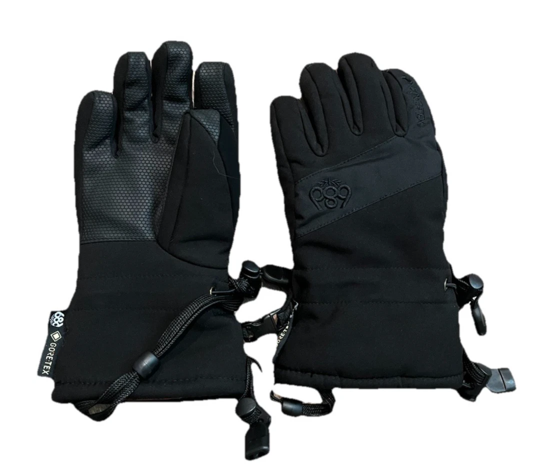 686 Black Warmest Thermal Rating Insulated Men's Goretex Gloves Size Small
