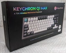 Keychron Q1 Max 75% Wireless Mechanical Keyboard Full Metal Programmable Knob .