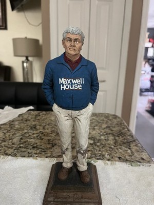 Maxwell House Collectible (JUNIOR JOHNSON , STATUE)