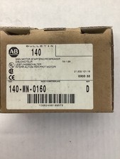 ALLEN BRADLEY MOTOR STARTER/CIRC. BREAKER 140-MN-0160 SER. D H-079