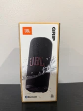 JBL Grip Portable Bluetooth Speaker – 14h Playtime, Waterproof, Black, Brand New
