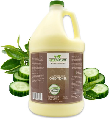 Green Groom Complete Coat Dog Conditioner, Gallon | All Natural Ingredients, Con