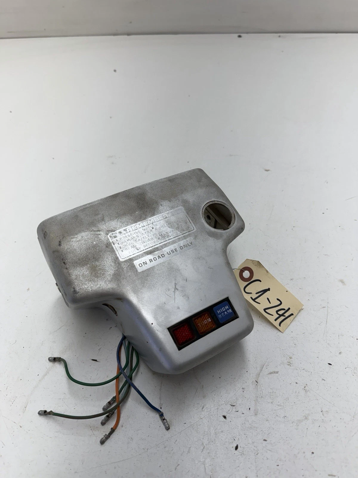 82 1982 Honda Urban Express 50 NU50M OEM Headlight Head Light Mount Bucket Gray