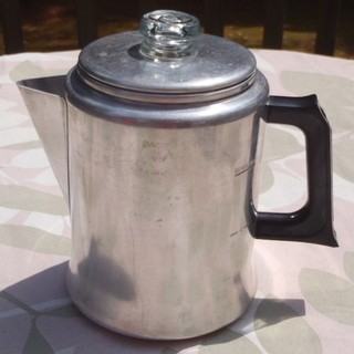 MIRRO Aluminum MCM Stovetop 7 CUP COFFEE PERCOLATOR w/Pump Basket & Lid M 0807