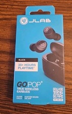 JLab - GO Air POP True Wireless In-Ear Headphones - Black- Sealed 