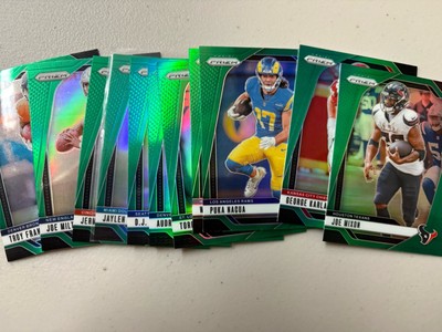 2024 Panini Prizm GREEN Base and Inserts Complete Your Set NFL Football Card