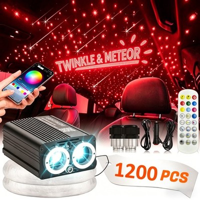 Luxury Car Headliner StarLight kit Roof Twinkle Meteor Ceiling Light Fiber Optic