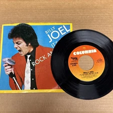 45 rpm Vintage 7” Vinyl Single Record Jukebox Billy Joel Still Rock & Roll To Me