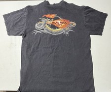 Men's Myrtle Beach Hard Rock Cafe T-Shirt Front & Back Dragon