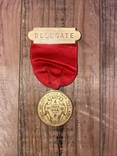 Antique Master Plumber Token Ribbon San Francisco California 1903