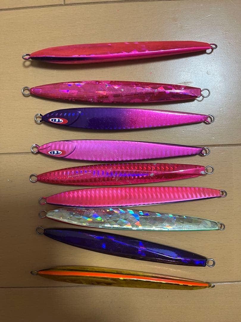 JACKALL Chovy Metal Jig 100g Set of 9 Fishing Lures, Hard Bait, Tackle - Image 2