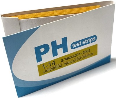 80 x EWANTO pH-Teststreifen Indikator Wertebereich 1-14 Abreißblock 1x 80
