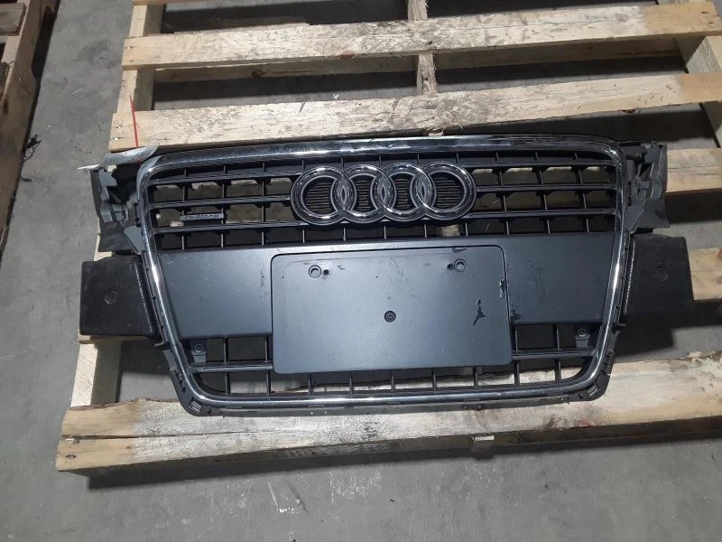 Grille Sedan Center Without S Line Black Fits 09-12 AUDI A4 772970 - Image 2 of 4