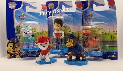 Paw Patrol Ryder Everest Zuma Chase Marshall Mini figurine Spin Master Lot 5 Toy