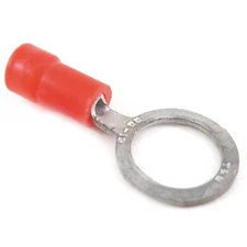 Sta-Kon 18Ra-4 Ring Terminal, #4 Stud Size, 18 Awg, 600 V, Vinyl Insulated,