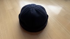 Saint James Docker Cap Mütze in schwarz