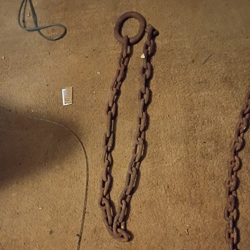 Heavy Duty Tow Chains with ring 5 long 