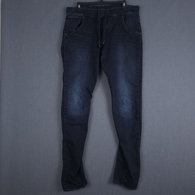 G-Star Raw Arc 3D Sport Tapered Pants Mens 32x36 (Fits 32x34) Dark Blue Stretch