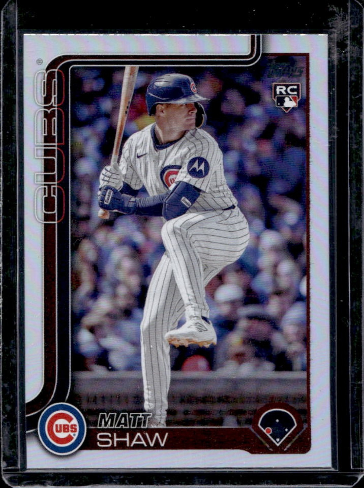 2025 Topps Update Matt Shaw RC Rainbow Foil Rookie #US200 Cubs