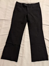 Banana Republic Women's straight Black Dress Pants The Sloan Fit Stretch Sz 8