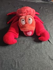 Vintage Disney The Little Mermaid Sebastian Plush Applause Silly Face
