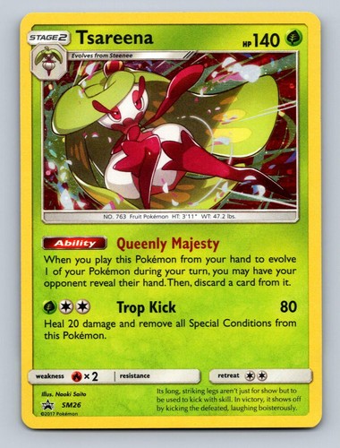 Tsareena - SM26 Holo Promo Sun & Moon Promo Pokemon Lightly Played