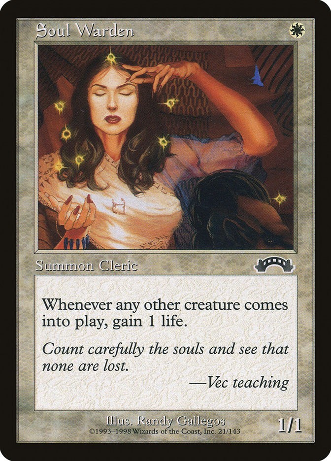 Exodus Soul Warden MTG Magic the Gathering NM