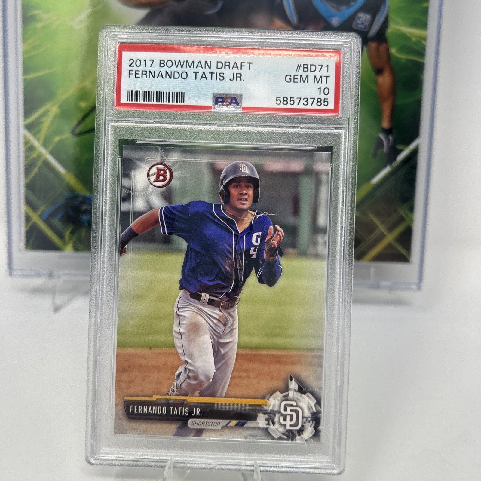 2017 Bowman Draft Fernando Tatis Jr #BD-71 PSA 10 GEM MT P24