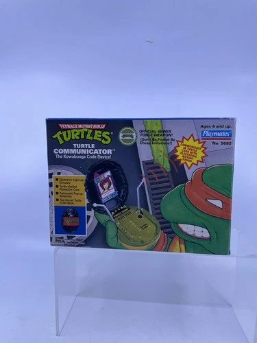 VINTAGE 1991 Teenage Mutant Ninja Turtle TMNT COMMUNICATOR COMM SHELL W/box