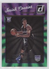 2016-17 Panini Donruss Rookies Green Holo Laser 79/99 Isaiah Cousins #196 p1r