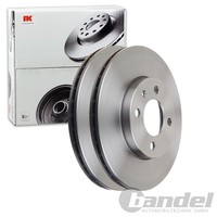 2X NK Bremsscheiben 256Mm BelÜFtet Vorne Passend FÜR Seat Arosa Cordoba Ibiza