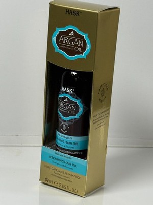 HASK Argan Oil Repairing Shine Hair Oil 2 oz 59ml New Sealed