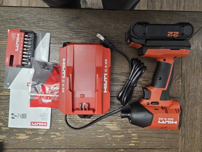 #ad Hilti Sid 6 22 Compact Cordless Impact Driver with Battery and Charger Plus Bits $275.00