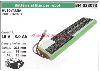 Lithium-Ionen Akku Für Husqvarna 210C - 260ACX 18V 3.0 Ah 028073