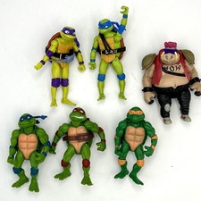 Vintage 1988- 90 Teenage Mutant Ninja Turtles TMNT Collectible Action Figures